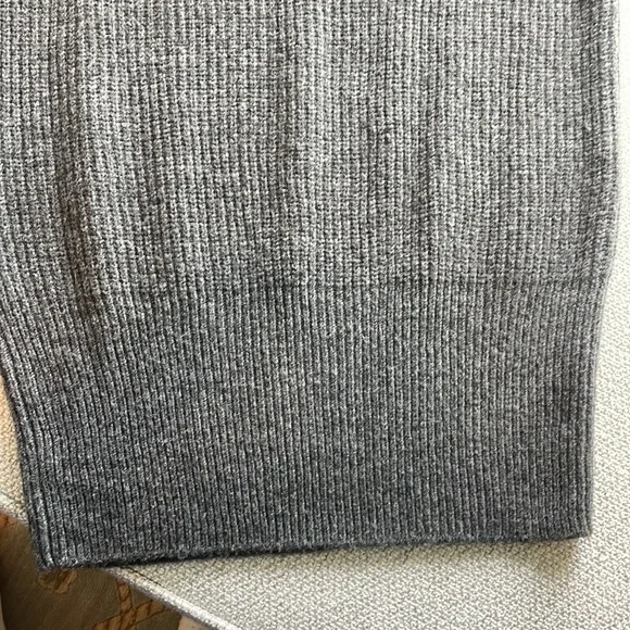 Theory Knit Sweater Dress, Dark Gray, Medium (204) - Picture 7 of 7